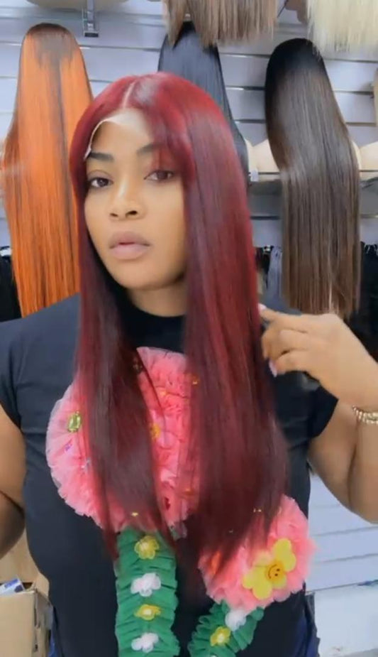 Dollar burgundy straight