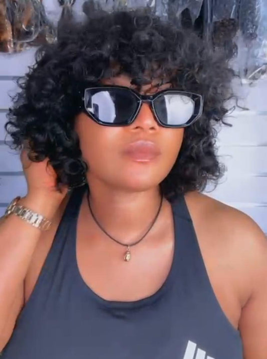 Dollar curly afro
